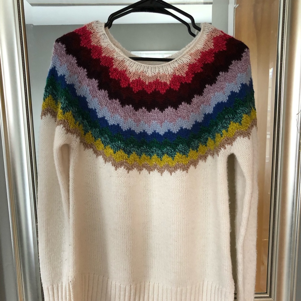 American eagle rainbow sweater!